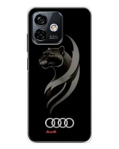 Чохол для Ulefone Note 16 Pro з картинкою «Графіка — пантера та Audi»