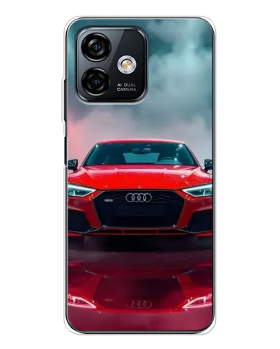 Чохол для Ulefone Note 16 Pro з картинкою «Audi RS — червоний стиль»