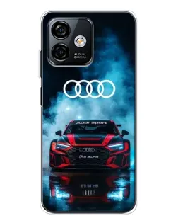 Чохол для Ulefone Note 16 Pro з картинкою «Audi Sport — неон»