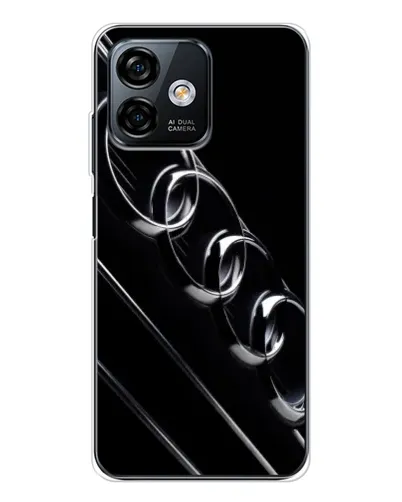 Чохол для Ulefone Note 16 Pro з картинкою «Audi — абстрактні кільця»