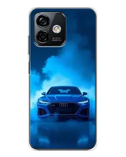 Чохол для Ulefone Note 16 Pro з картинкою «Audi — блакитна енергія»