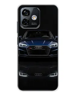 Чохол для Ulefone Note 16 Pro з картинкою «Audi — нічне відображення»