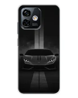 Чохол для Ulefone Note 16 Pro з картинкою «Lamborghini симетрія доріг»