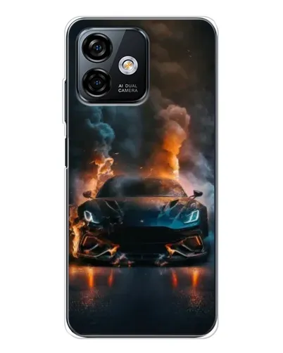 Чохол для Ulefone Note 16 Pro з картинкою «Lamborghini димна естетика»