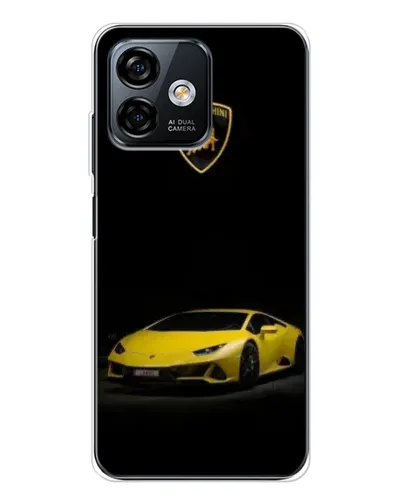 Чохол для Ulefone Note 16 Pro з картинкою «Lamborghini жовтий акцент»