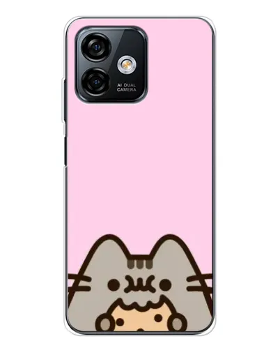 Чехол для Ulefone Note 16 Pro с картинкой «Pusheen и печенье» Чехол для Ulefone Note 16 Pro с картинкой «Pusheen и печенье»