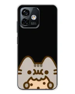 Чехол для Ulefone Note 16 Pro с картинкой «Пушин на черном»