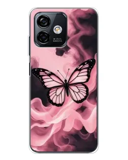 Чохол для Ulefone Note 16 Pro з картинкою «Метелик у диму» Чохол для Ulefone Note 16 Pro з картинкою «Метелик у диму»