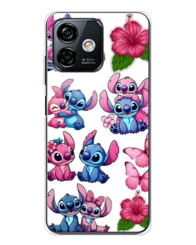 Чехол для Ulefone Note 16 Pro с картинкой «Стикеры Stitch и Angel» Чехол для Ulefone Note 16 Pro с картинкой «Стикеры Stitch и Angel»