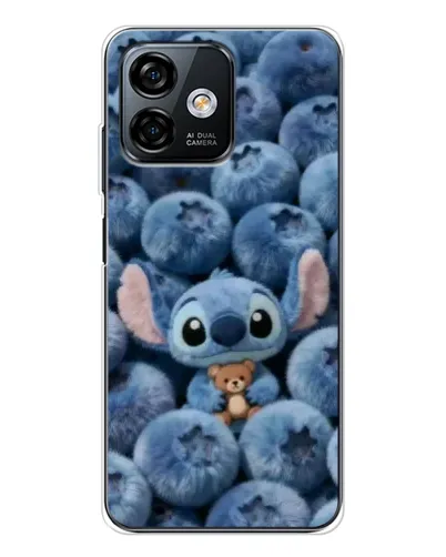 Чехол для Ulefone Note 16 Pro с картинкой «Стич и голубика» Чехол для Ulefone Note 16 Pro с картинкой «Стич и голубика»