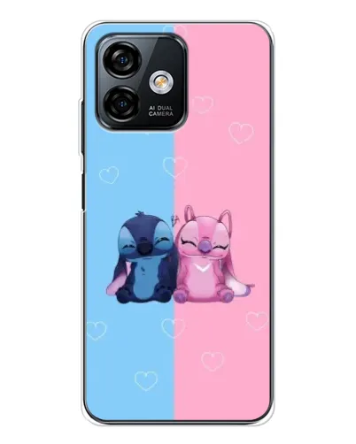 Чехол для Ulefone Note 16 Pro с картинкой «Stitch и Angel Love» Чехол для Ulefone Note 16 Pro с картинкой «Stitch и Angel Love»