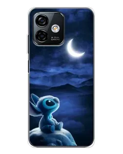 Чехол для Ulefone Note 16 Pro с картинкой «Лунная ночь Стича»