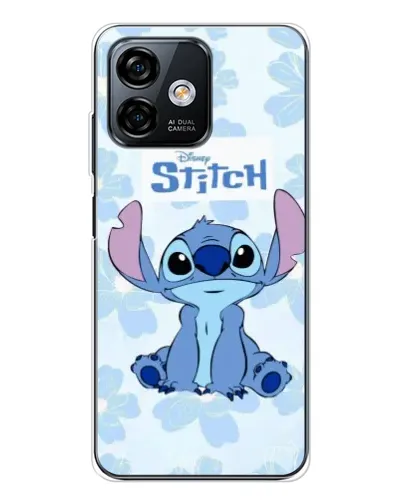 Чехол для Ulefone Note 16 Pro с картинкой «Stitch среди цветов» Чехол для Ulefone Note 16 Pro с картинкой «Stitch среди цветов»