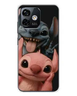 Чехол для Ulefone Note 16 Pro с картинкой «Стич и Ангел»