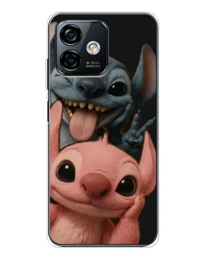 Чехол для Ulefone Note 16 Pro с картинкой «Стич и Ангел» Чехол для Ulefone Note 16 Pro с картинкой «Стич и Ангел»