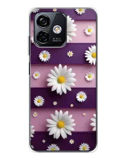 Чохол для Ulefone Note 16 Pro з картинкою «Ромашки на фіолетовому» Чохол для Ulefone Note 16 Pro з картинкою «Ромашки на фіолетовому»