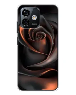 Чохол для Ulefone Note 16 Pro з картинкою «Шовкова чорна троянда» Чохол для Ulefone Note 16 Pro з картинкою «Шовкова чорна троянда»