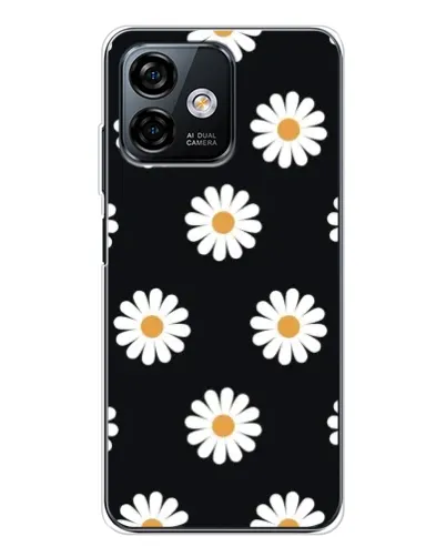 Чохол для Ulefone Note 16 Pro з картинкою «Ромашки на чорному» Чохол для Ulefone Note 16 Pro з картинкою «Ромашки на чорному»