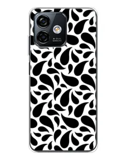 Чохол для Ulefone Note 16 Pro з картинкою «Контрастні чорні краплі»
