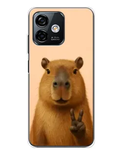 Чехол для Ulefone Note 16 Pro с картинкой «Капибара виктория»