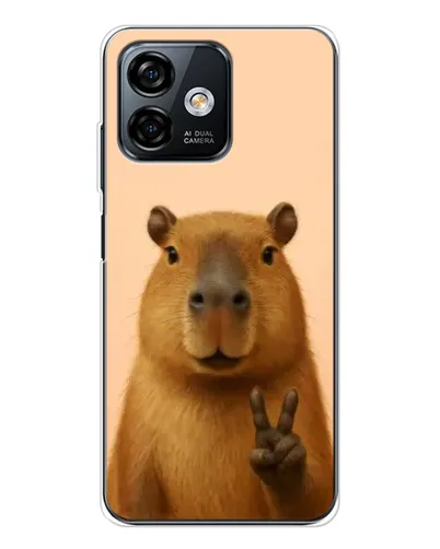Чехол для Ulefone Note 16 Pro с картинкой «Капибара виктория» Чехол для Ulefone Note 16 Pro с картинкой «Капибара виктория»