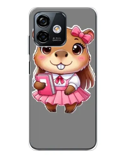 Чехол для Ulefone Note 16 Pro с картинкой «Девочка капибара» Чехол для Ulefone Note 16 Pro с картинкой «Девочка капибара»