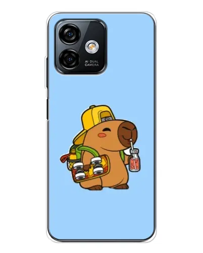 Чехол для Ulefone Note 16 Pro с картинкой «Капибара на скейте» Чехол для Ulefone Note 16 Pro с картинкой «Капибара на скейте»