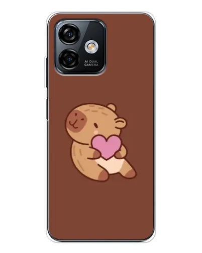 Чехол для Ulefone Note 16 Pro с картинкой «Капибара с сердцем» Чехол для Ulefone Note 16 Pro с картинкой «Капибара с сердцем»