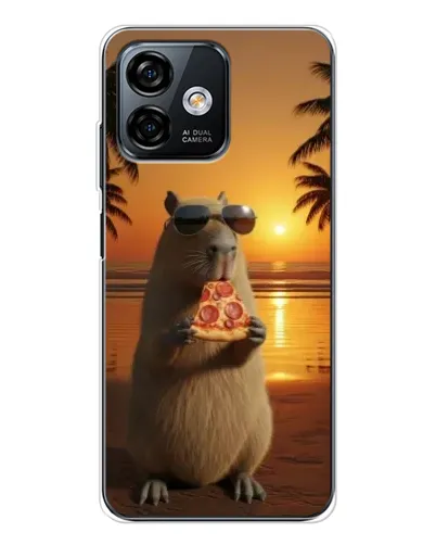 Чехол для Ulefone Note 16 Pro с картинкой «Капибара с пиццей» Чехол для Ulefone Note 16 Pro с картинкой «Капибара с пиццей»