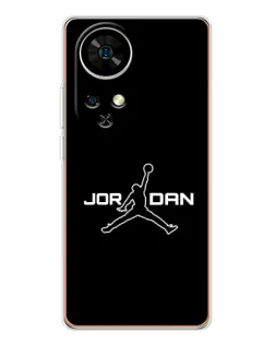 Чехол для Ulefone Note 17 Pro с картинкой «Nike Pink Swirl»