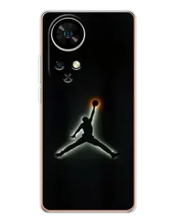 Чехол для Ulefone Note 17 Pro с картинкой «Jordan Gradient Logo»