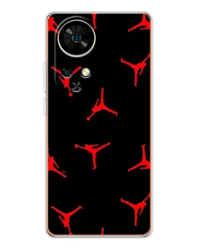 Чехол для Ulefone Note 17 Pro с картинкой «Jordan Red Pattern» Чехол для Ulefone Note 17 Pro с картинкой «Jordan Red Pattern»