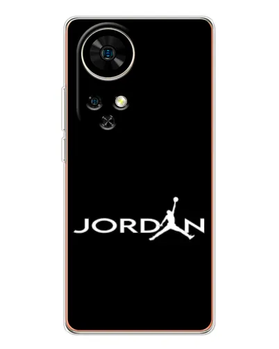 Чехол для Ulefone Note 17 Pro с картинкой «Jordan White Logo» Чехол для Ulefone Note 17 Pro с картинкой «Jordan White Logo»