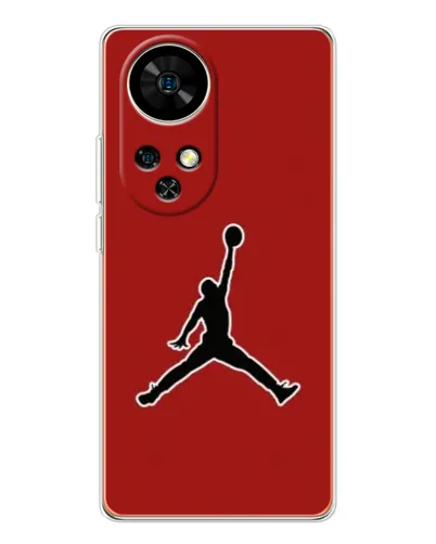 Чехол для Ulefone Note 17 Pro с картинкой «Jordan Red Back» Чехол для Ulefone Note 17 Pro с картинкой «Jordan Red Back»