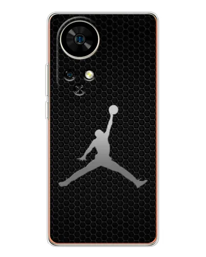 Чехол для Ulefone Note 17 Pro с картинкой «Jordan Dark Carbon» Чехол для Ulefone Note 17 Pro с картинкой «Jordan Dark Carbon»