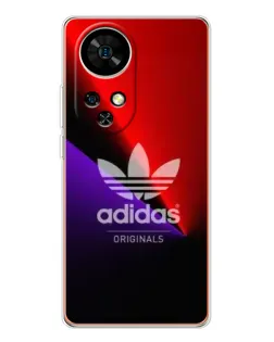 Чехол для Ulefone Note 17 Pro с картинкой «Adidas Red Neon»