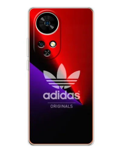 Чехол для Ulefone Note 17 Pro с картинкой «Adidas Red Neon»