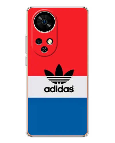 Чехол для Ulefone Note 17 Pro с картинкой «Ретро блоки Adidas»