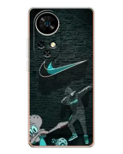 Чехол для Ulefone Note 17 Pro с картинкой «Спортивный арт Nike»