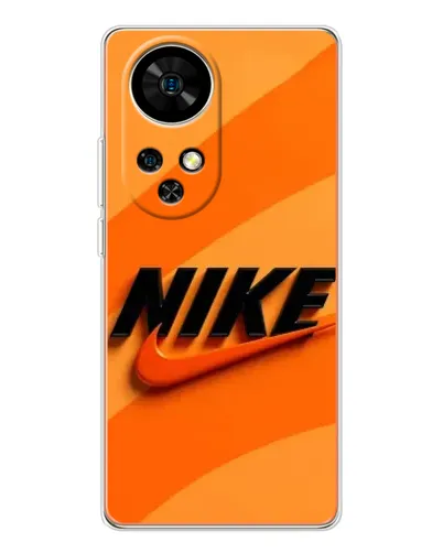 Чехол для Ulefone Note 17 Pro с картинкой «Оранжевый драйв Nike»