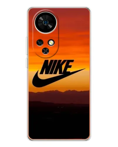 Чехол для Ulefone Note 17 Pro с картинкой «Nike — вечерний горизонт»