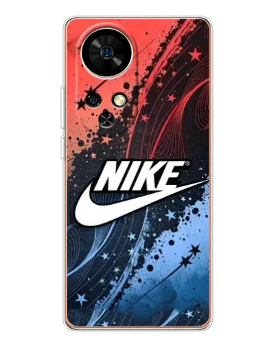 Чехол для Ulefone Note 17 Pro с картинкой «Градиентный принт Найк»
