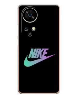 Чехол для Ulefone Note 17 Pro с картинкой «Nike — городская ночь»