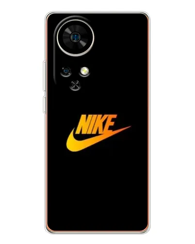 Чехол для Ulefone Note 17 Pro с картинкой «Золотой логотип Nike»