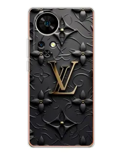 Чехол для Ulefone Note 17 Pro с картинкой «Кожаная текстура LV»
