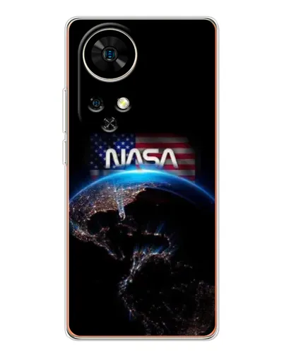 Чехол для Ulefone Note 17 Pro с картинкой «Земля из космоса NASA»