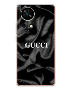 Чехол для Ulefone Note 17 Pro с картинкой «Gucci — шелковые волны»
