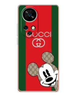 Чехол для Ulefone Note 17 Pro с картинкой «Gucci — полосы и Микки» Чехол для Ulefone Note 17 Pro с картинкой «Gucci — полосы и Микки»