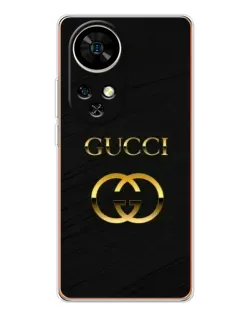 Чехол для Ulefone Note 17 Pro с картинкой «Золотой логотип Gucci» Чехол для Ulefone Note 17 Pro с картинкой «Золотой логотип Gucci»