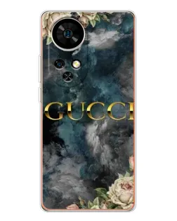 Чехол для Ulefone Note 17 Pro с картинкой «Абстрактные цветы Gucci» Чехол для Ulefone Note 17 Pro с картинкой «Абстрактные цветы Gucci»